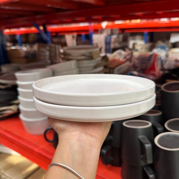 Ser X2 platos blancos 20cm