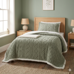 Manta 1 plaza Símil corderiro