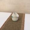 Set x2 bowl de ceramica fondo verde