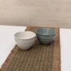 Set X2 Bowl de ceramica con relieve