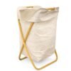 Canasto de bambu plegable para ropa