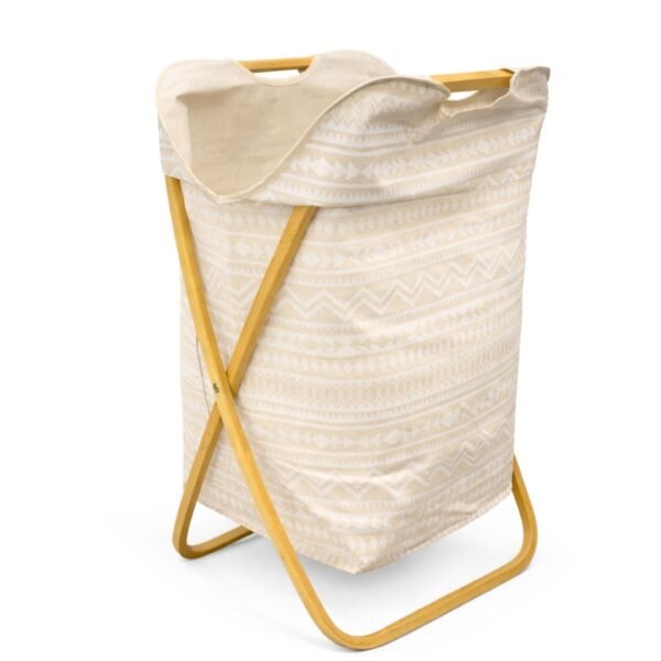 Canasto de bambu plegable para ropa