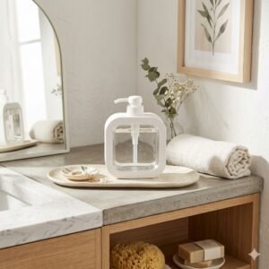 Dispensador de jabón liquido 300ml Blanco