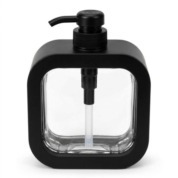 Dispensador de jabón liquido 300ml Negro