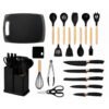Set de utensilios 19 pzs c/tabla