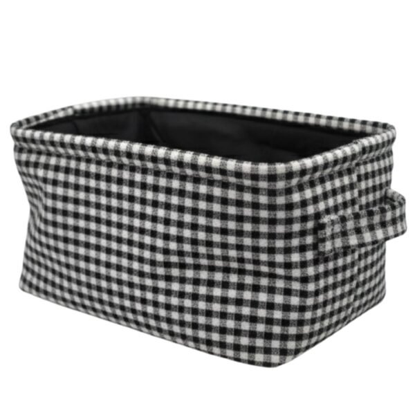Organizador de tela con asas 23x16x12cm.
